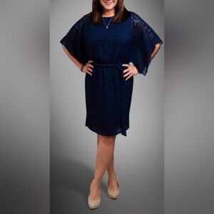 DB Established 1962 Navy Lace Dress